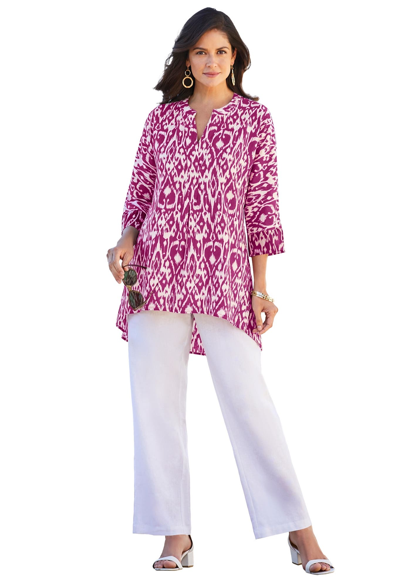 RASPBERRY BRUSHED TRIBAL