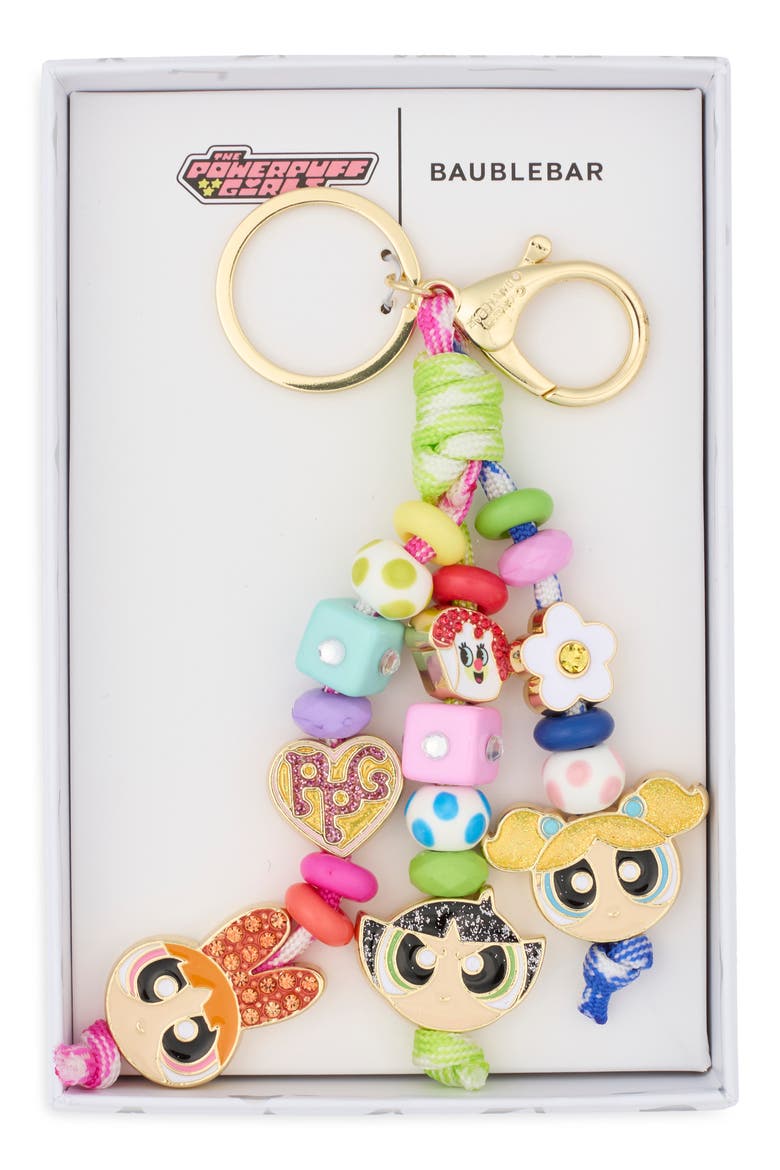 Powerpuff Girls Icon Bag Charm, Main, color, MULTI