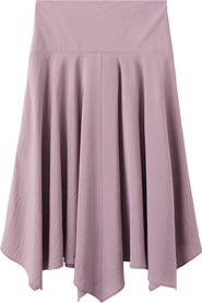 MANGO TEEN Handkerchief Hem Midi Skirt