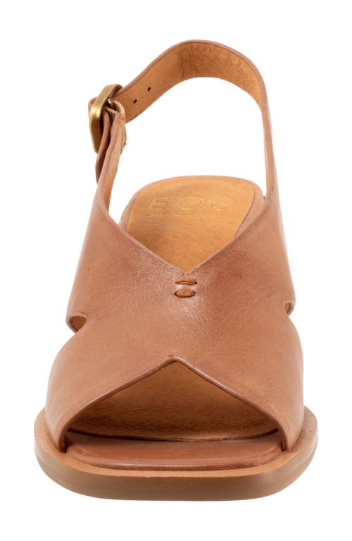 Eos Footwear Isadora Slingback Sandal In Brandy