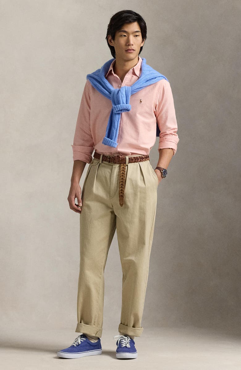 Polo Ralph Lauren Classic Fit Cotton Oxford Button-Down Shirt, Alternate, color, Kona Orange