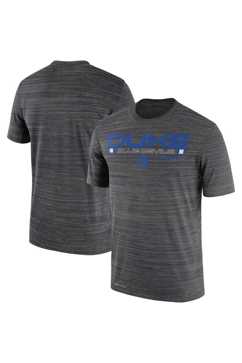 Men's Nike Charcoal Duke Blue Devils Velocity Legend Performance T-Shirt, Alternate, color, Charcoal