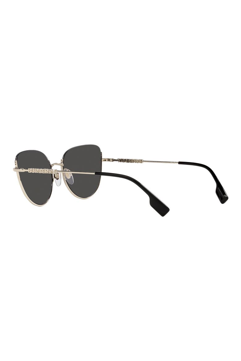 Harper 58mm Cat Eye Sunglasses, Alternate, color, DARK GREY
