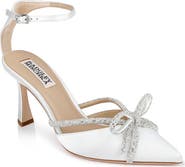 Badgley Mischka Collection Ann Ankle Strap Pointed Toe Pump
