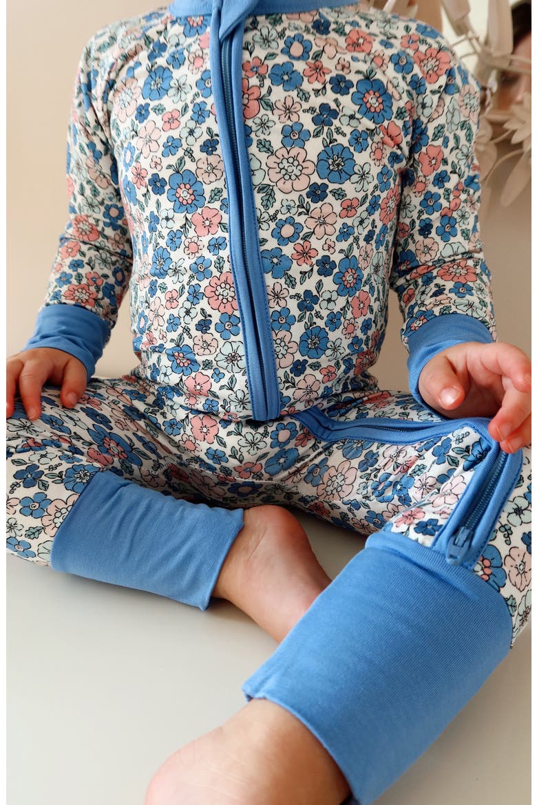 Lily Floral Romper, Alternate, color, Lily Floral
