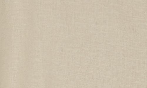 Vince Linen Blend Crop Wide Leg Pants In Oyster