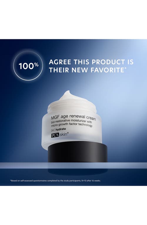 Pca Skin Mgf Age Renewal Cream In Transparent