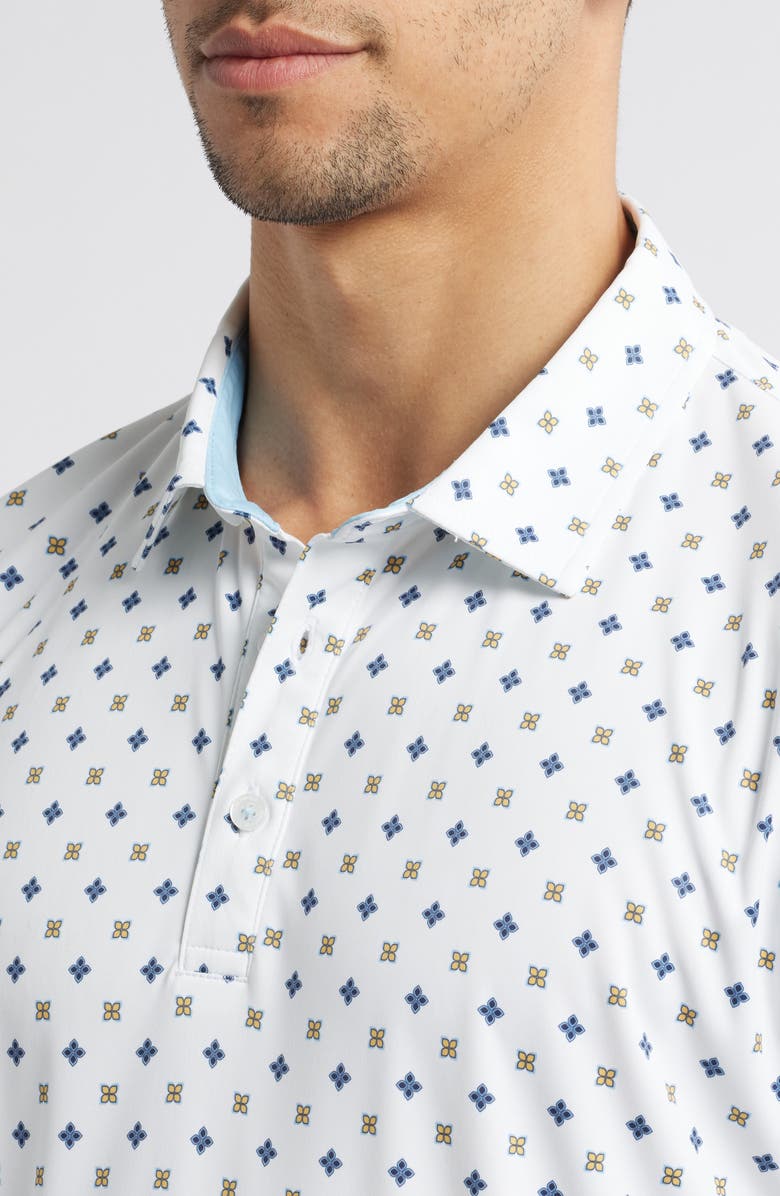 Swannies Ballard Medallion Print Golf Polo, Alternate, color, 