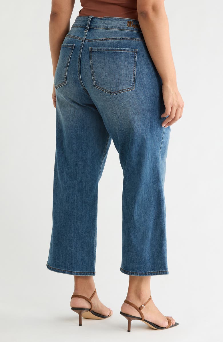 KUT from the Kloth Lucy High Waist Crop Wide Leg Jeans, Alternate, color, Gaura