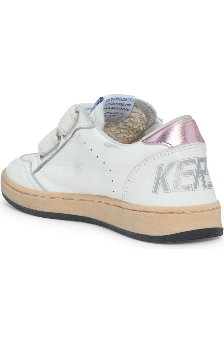 Golden Goose Kid's Ball Star Glitter Leather Sneaker, Alternate, color,