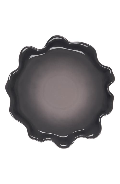Le Creuset Iris Stoneware Serving Platter In Oyster
