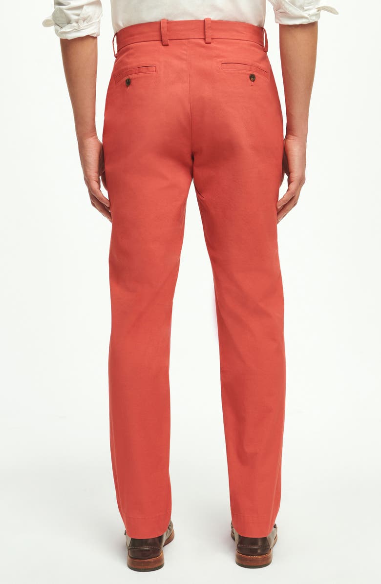 Brooks Brothers Stretch Supima<sup>®</sup> Cotton Poplin Chinos, Alternate, color, 