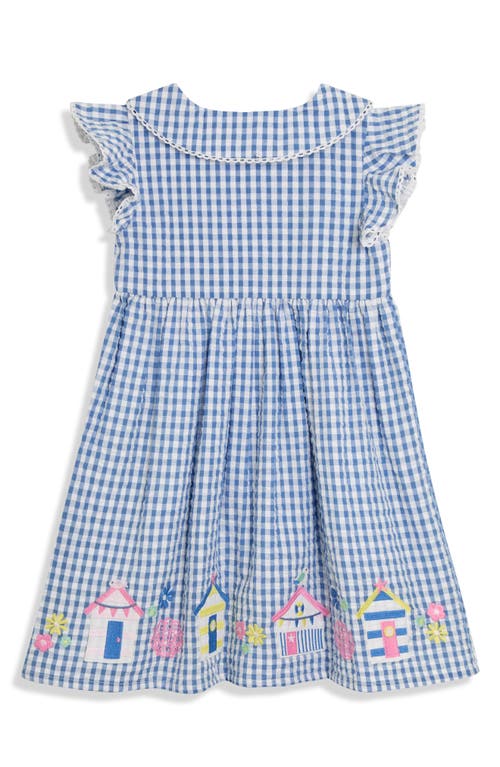 Jojo Maman Bébé Jojo Maman Bebe Seaside Appliqué Cotton Gingham Dress