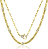 LA MENO The Notebook Double Layer Necklace