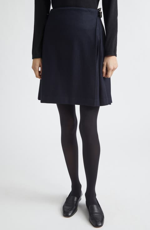 x Le Kilt Glen Plaid Wool & Cashmere Kilt