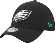 New Era Men's New Era Black Philadelphia Eagles Core Team 39THIRTY Flex Hat