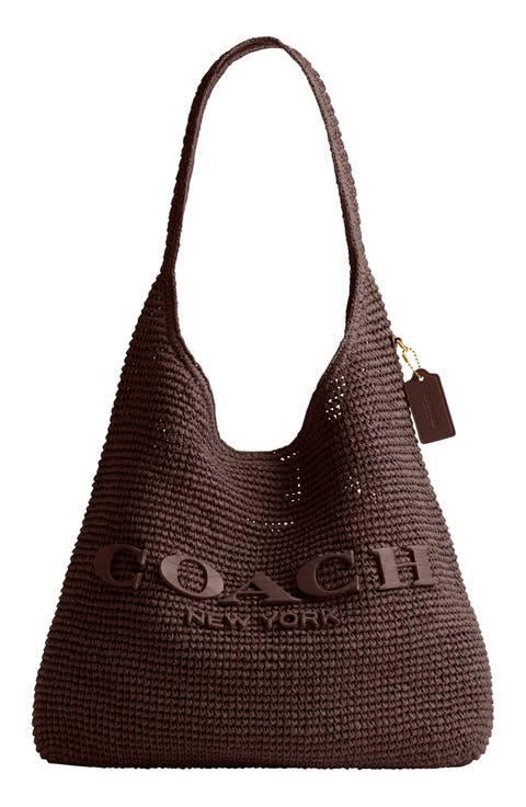 Brooklyn Straw Shoulder Bag