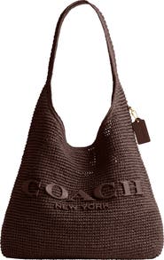 COACH Brooklyn 39 Refined Weave Shoulder Bag