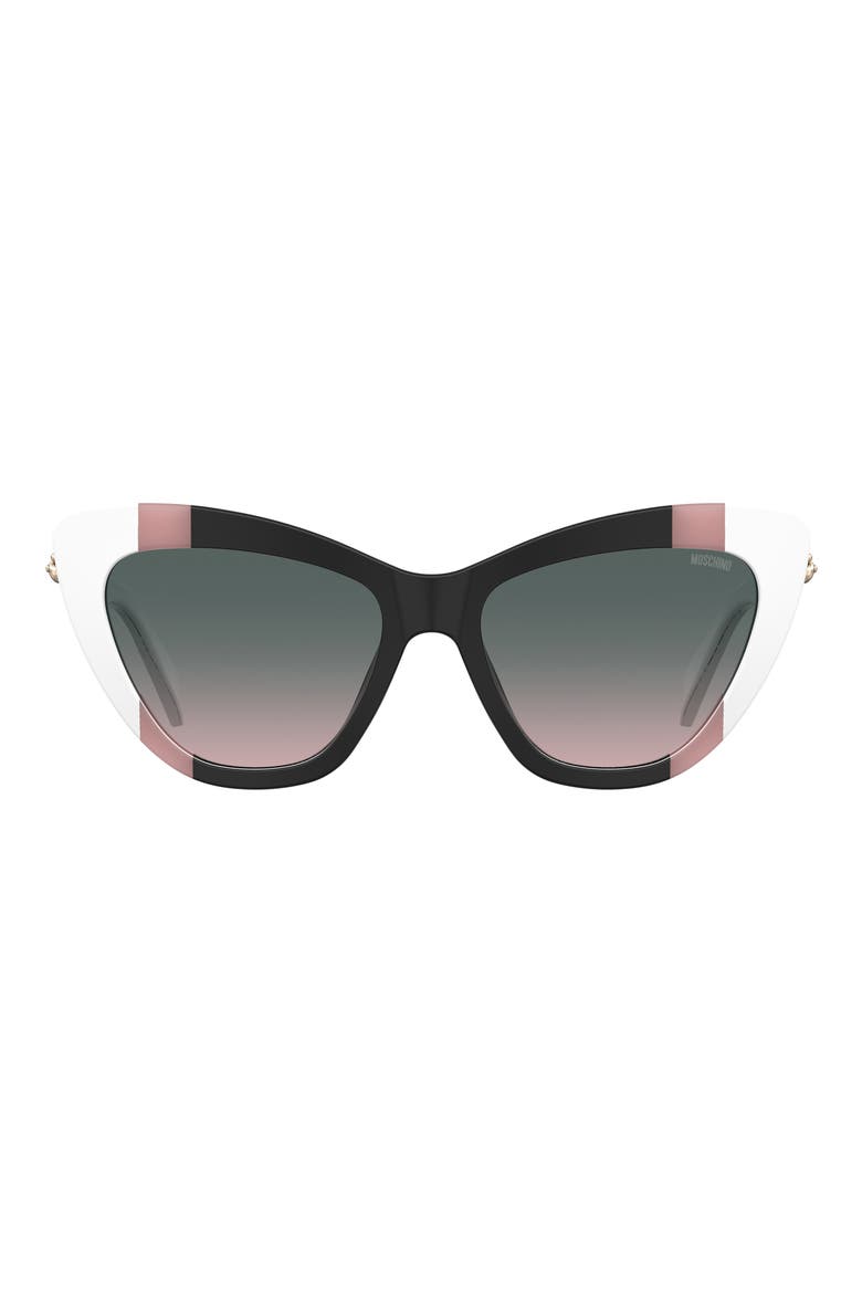 54mm Gradient Cat Eye Sunglasses, Main, color, 03H2-JP