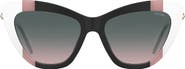 Moschino 54mm Gradient Cat Eye Sunglasses