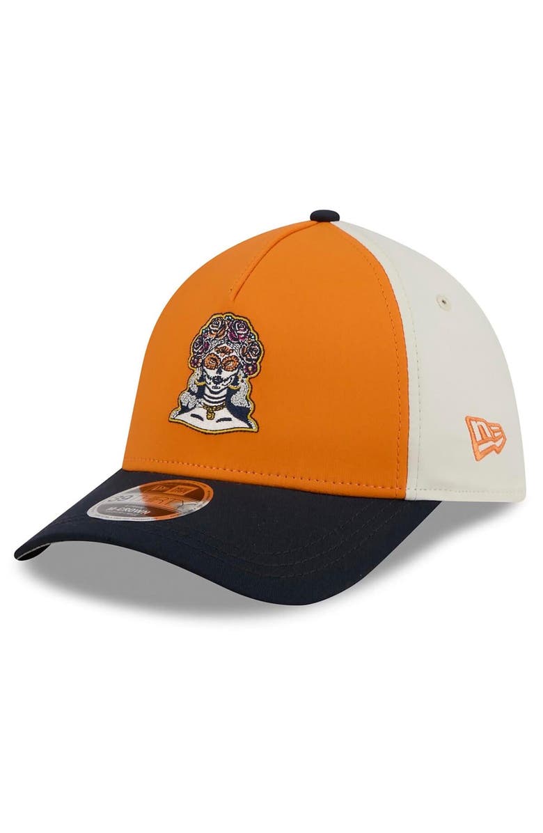 New Era Men's New Era Orange/Navy San Diego Padres 2026 City Connect M-Crown A-Frame 39THIRTY Flex Hat, Alternate, color, Orange