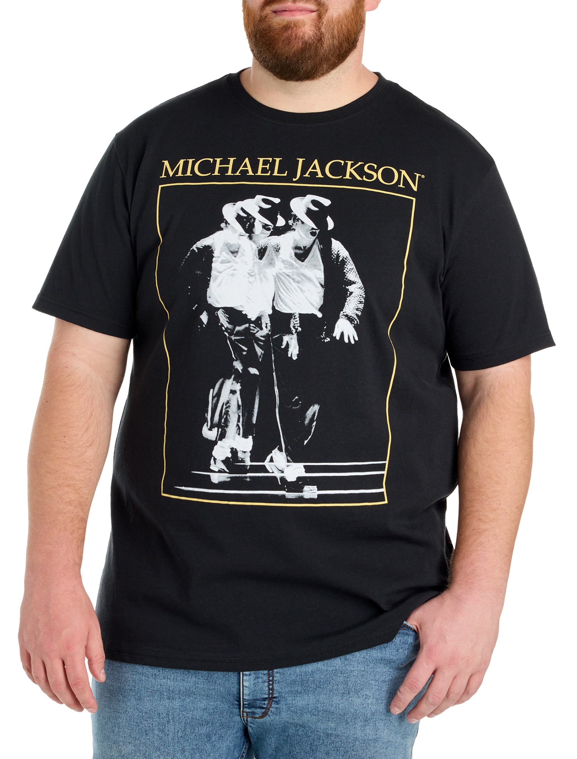 True Nation by DXL Big & Tall Michael Jackson Graphic T-Shirt (Men