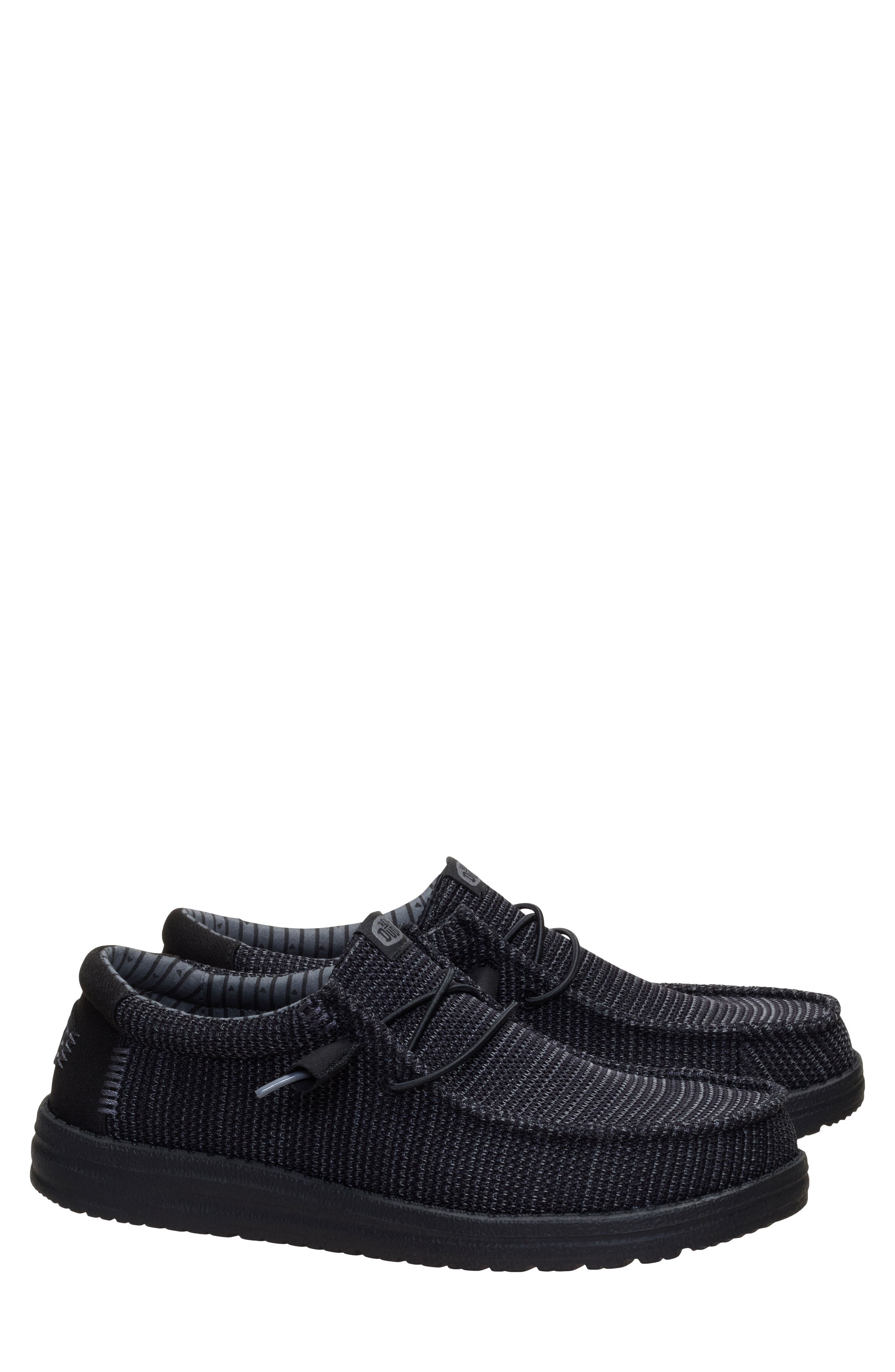 Wally SE Stretch Sox Sneaker, Main, color, BLACK/ BLACK
