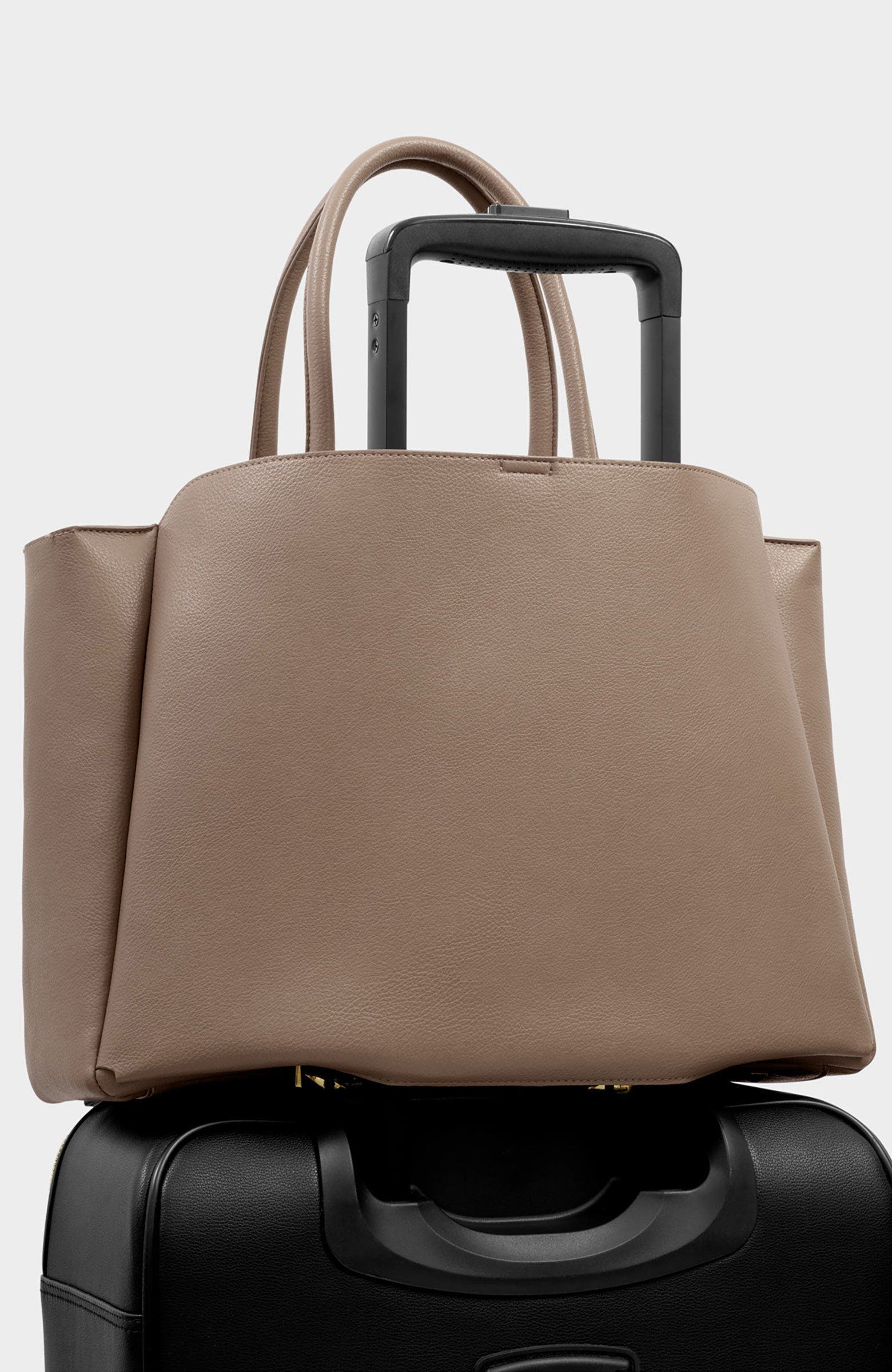Maddie Work Tote Bag, Alternate, color, Mocha
