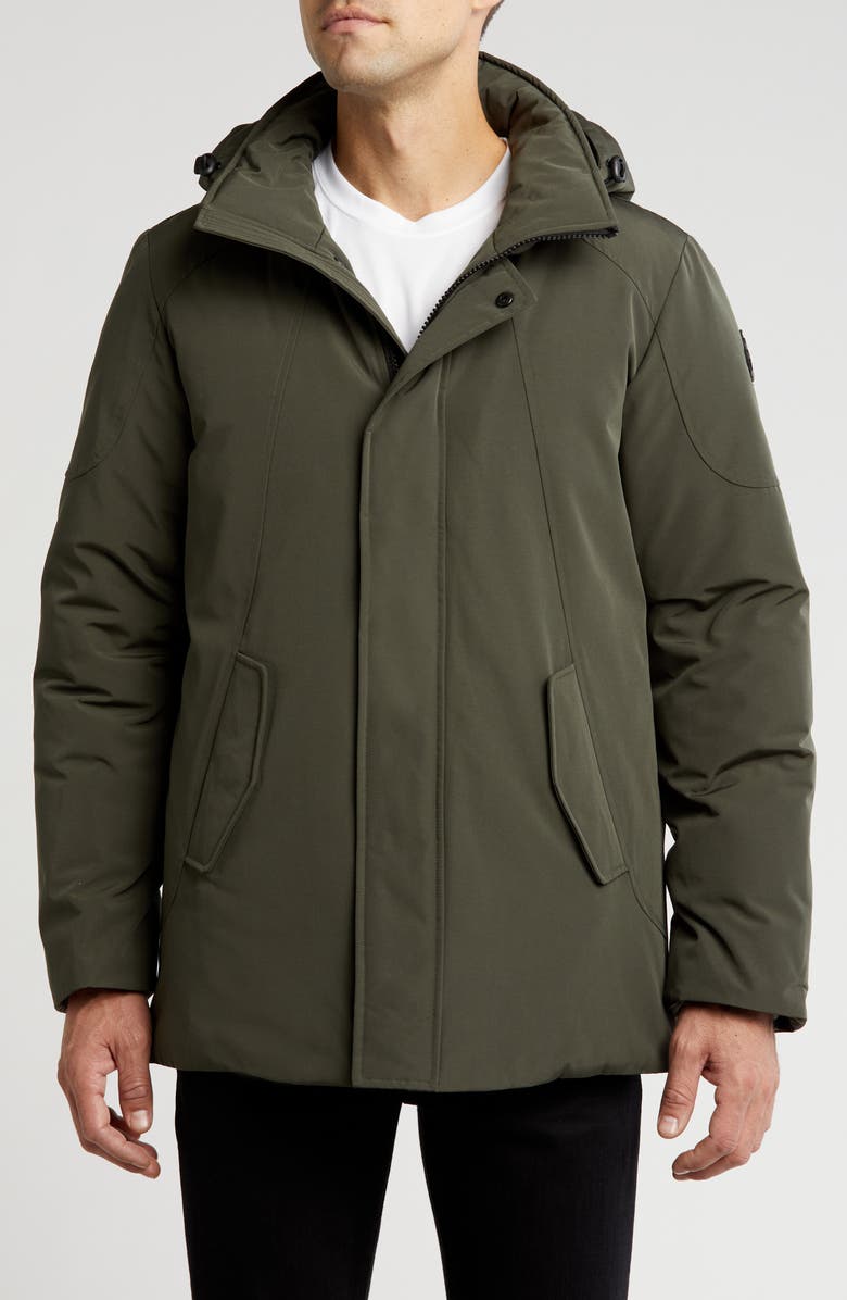 TOBOGGAN CANADA Noah III Water Resistant Parka, Main, color, Forest Green