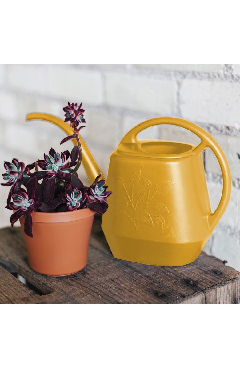 Bloem Watering Can Aqua Rite 1.1 Gallon (144 Fl Oz) Earthy Yellow, Alternate, color, Yellow