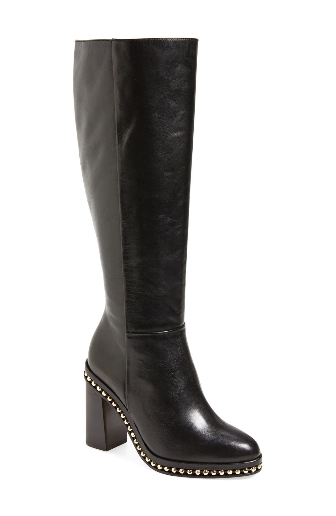 COACH 'Justina' Knee High Boot, Main, color, 