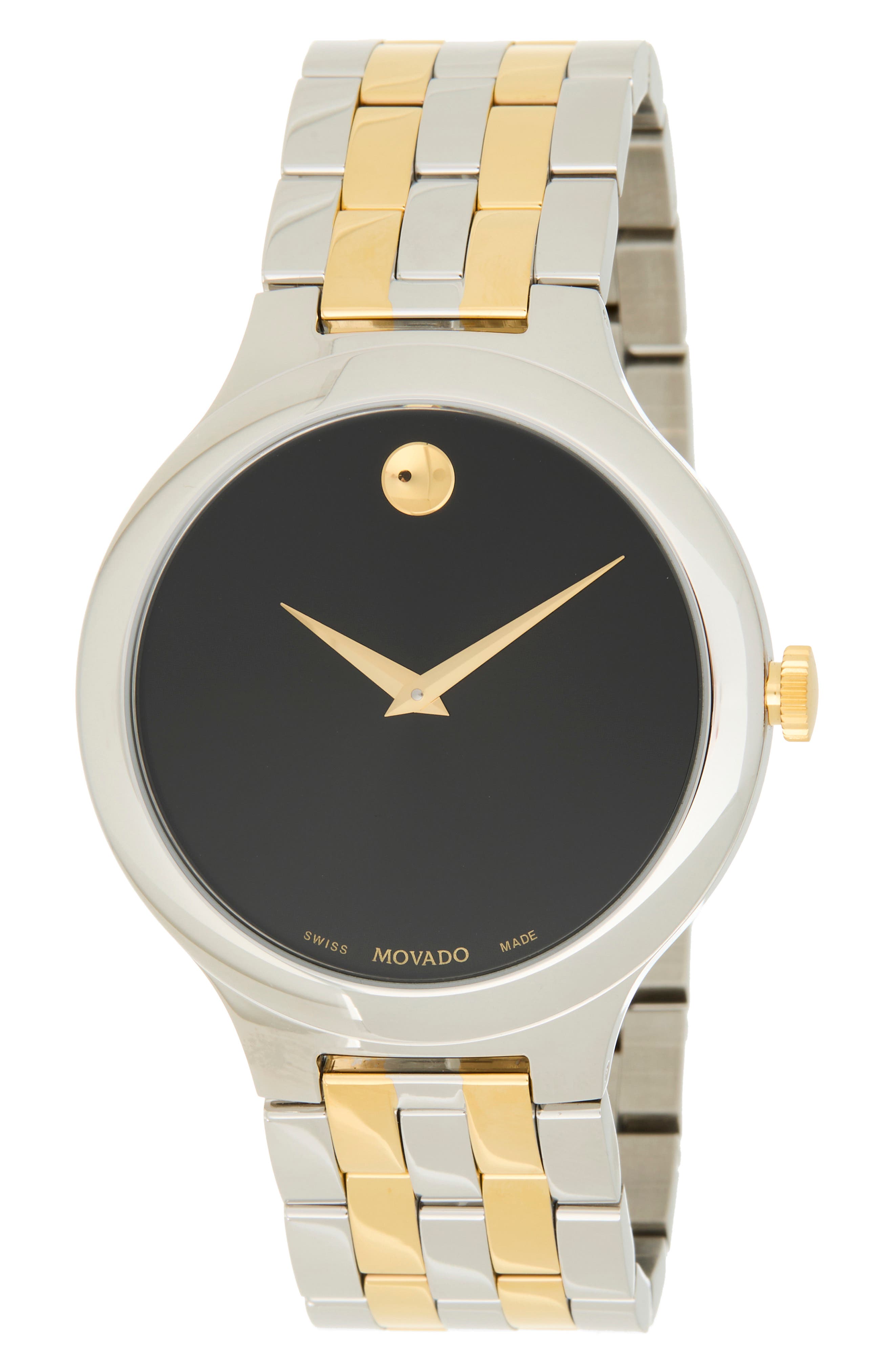 Movado Veturi Museum Dot Bracelet Watch, 44mm