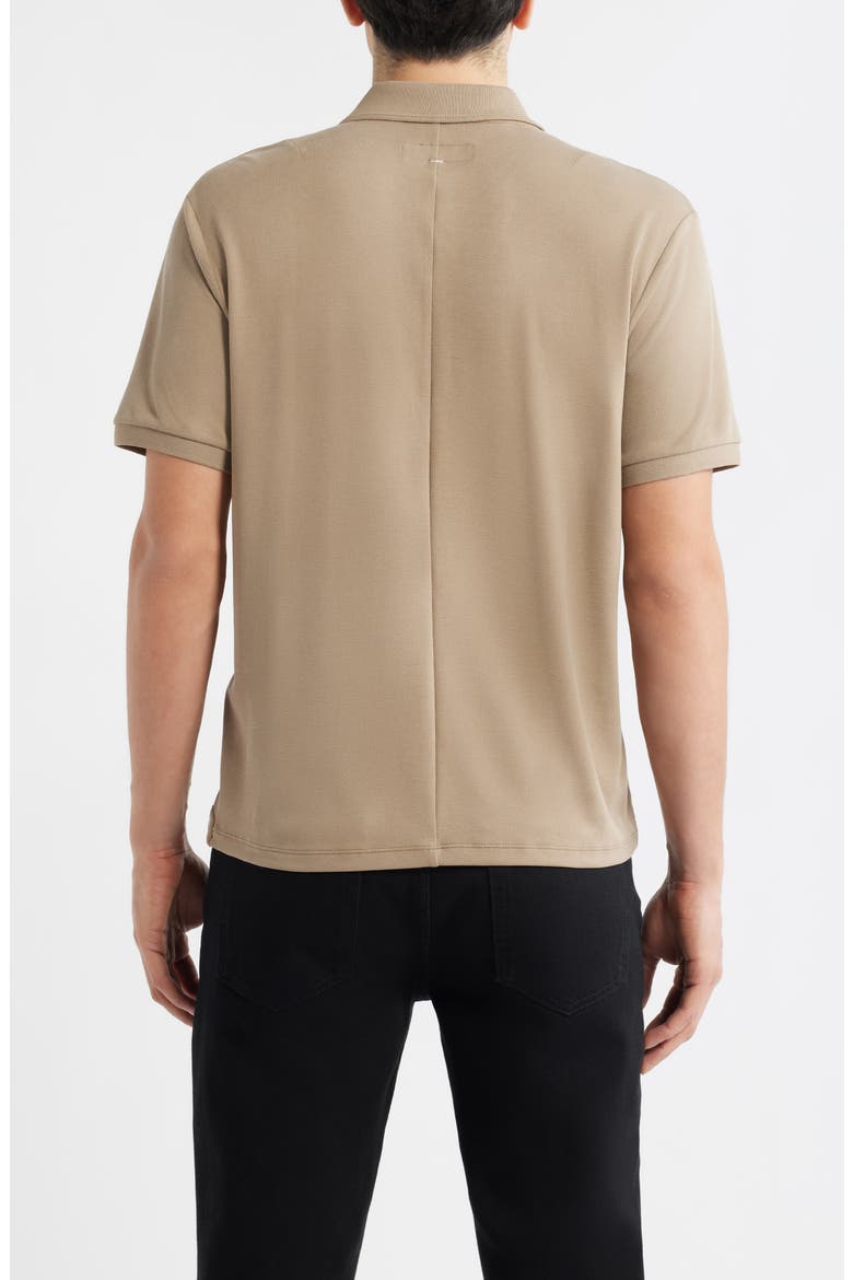 Slim Fit Tech Piqué Polo, Alternate, color, WGRY
