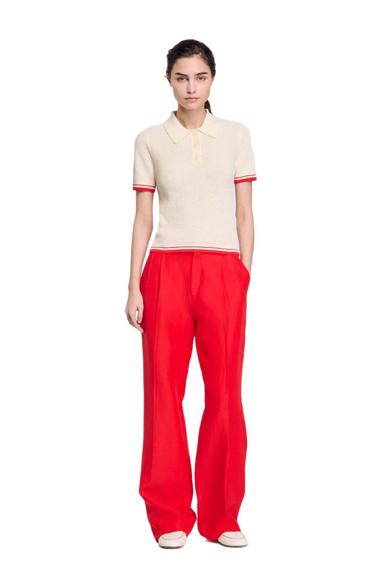 SANDRO Polo-neck sweater, Alternate, color,