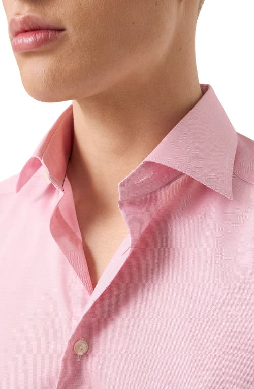 Eton Twill Slim Fit Button Down Shirt In Pink