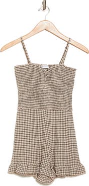 Topshop Ruffle Smocked Romper