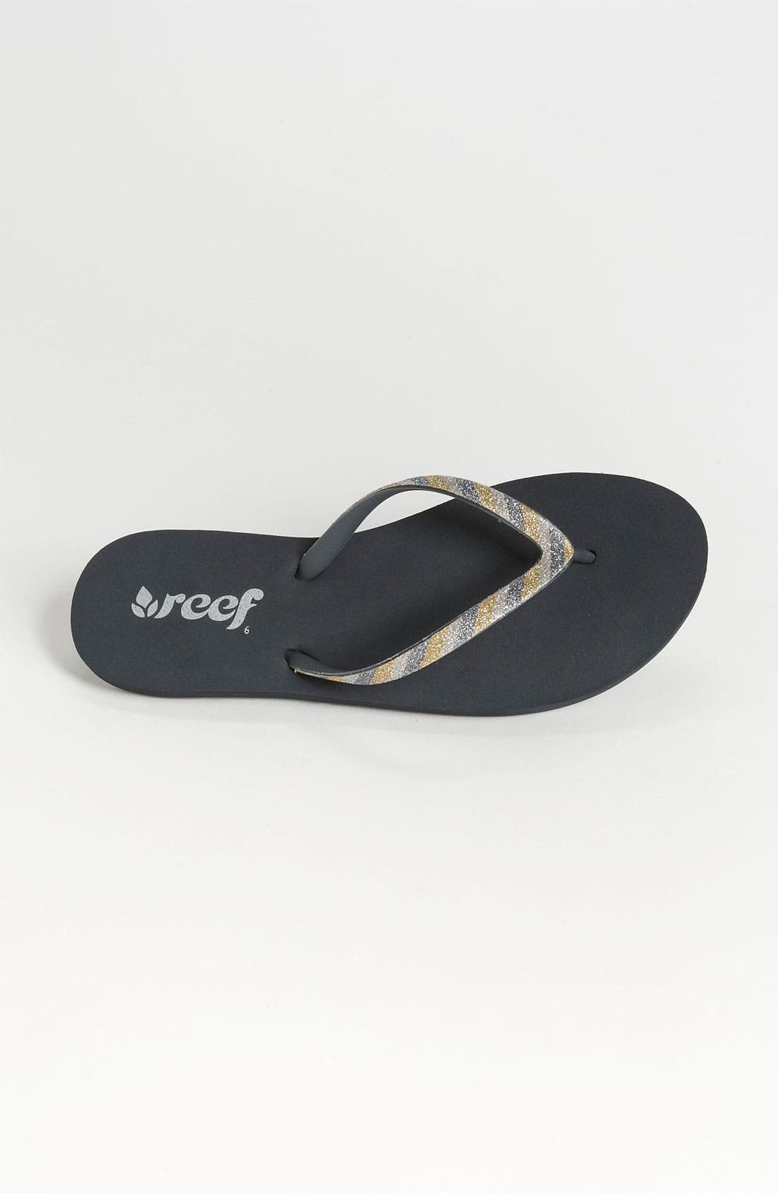 'Stargazer Luxe' Flip Flop, Alternate, color, GREY/ MULTI METALLIC