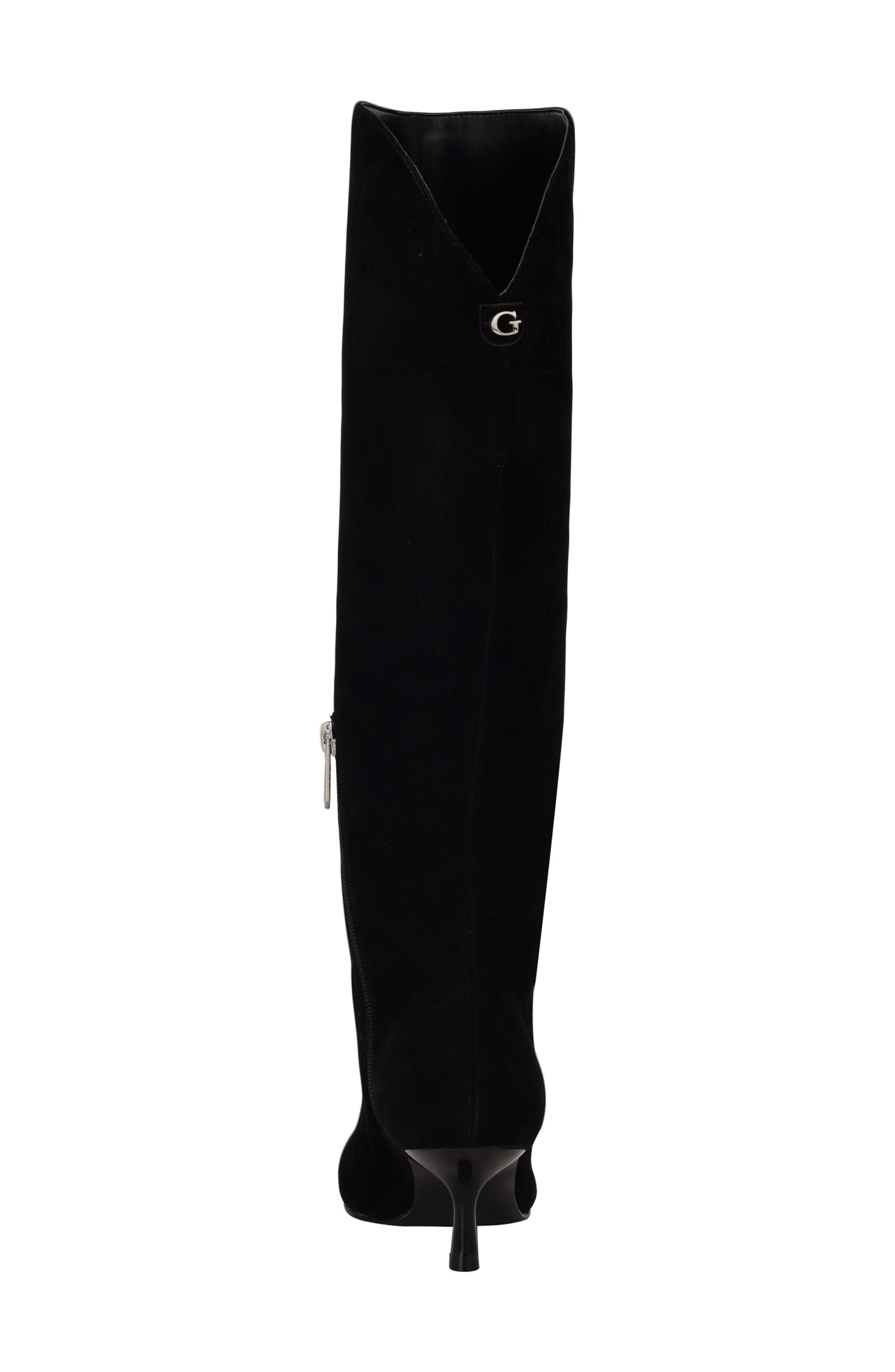 GUESS Yania Pointed Toe Boot, Alternate, color, Black