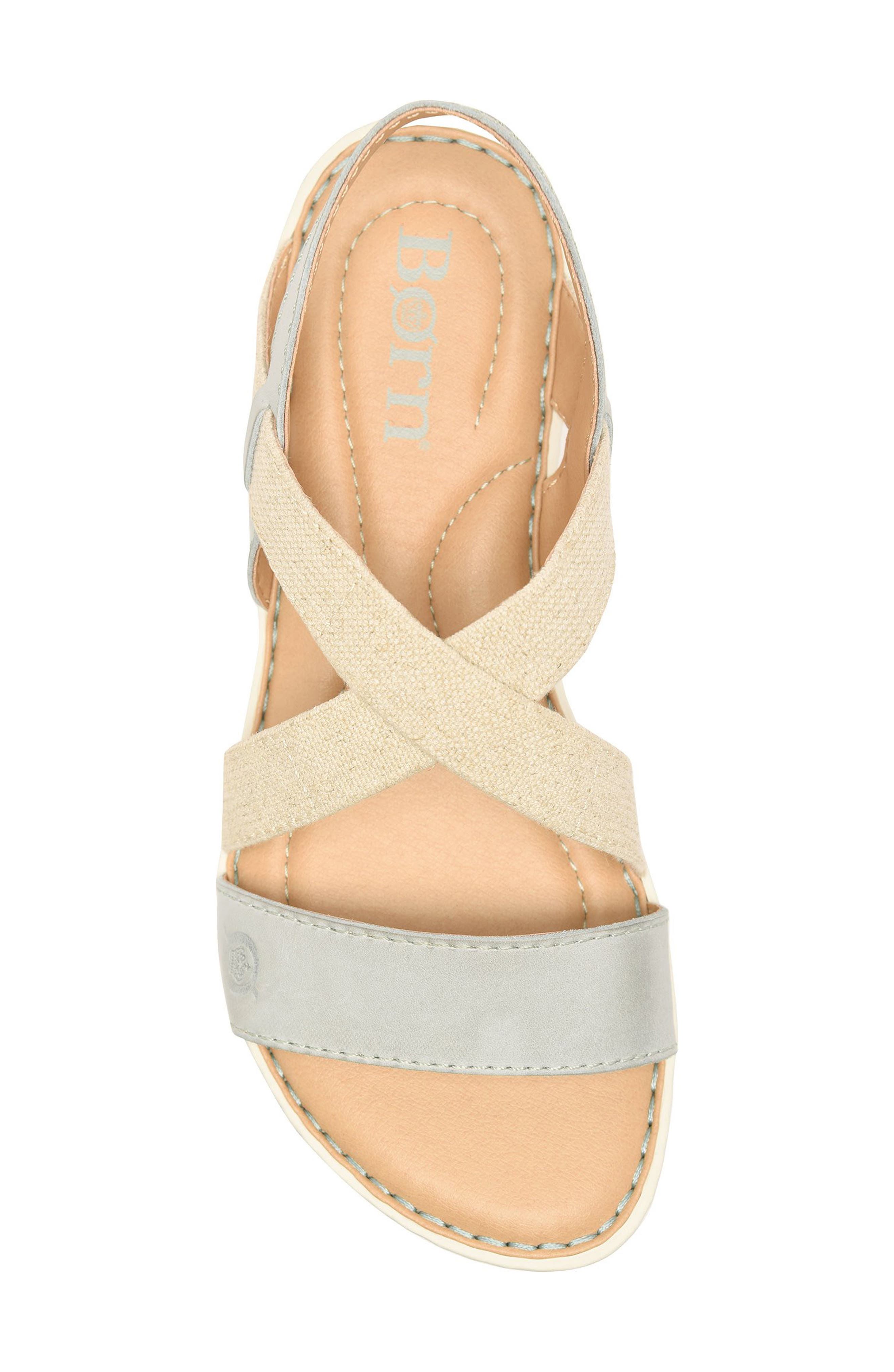 Barbe Strappy Sandal, Alternate, color, BLUE COMBO
