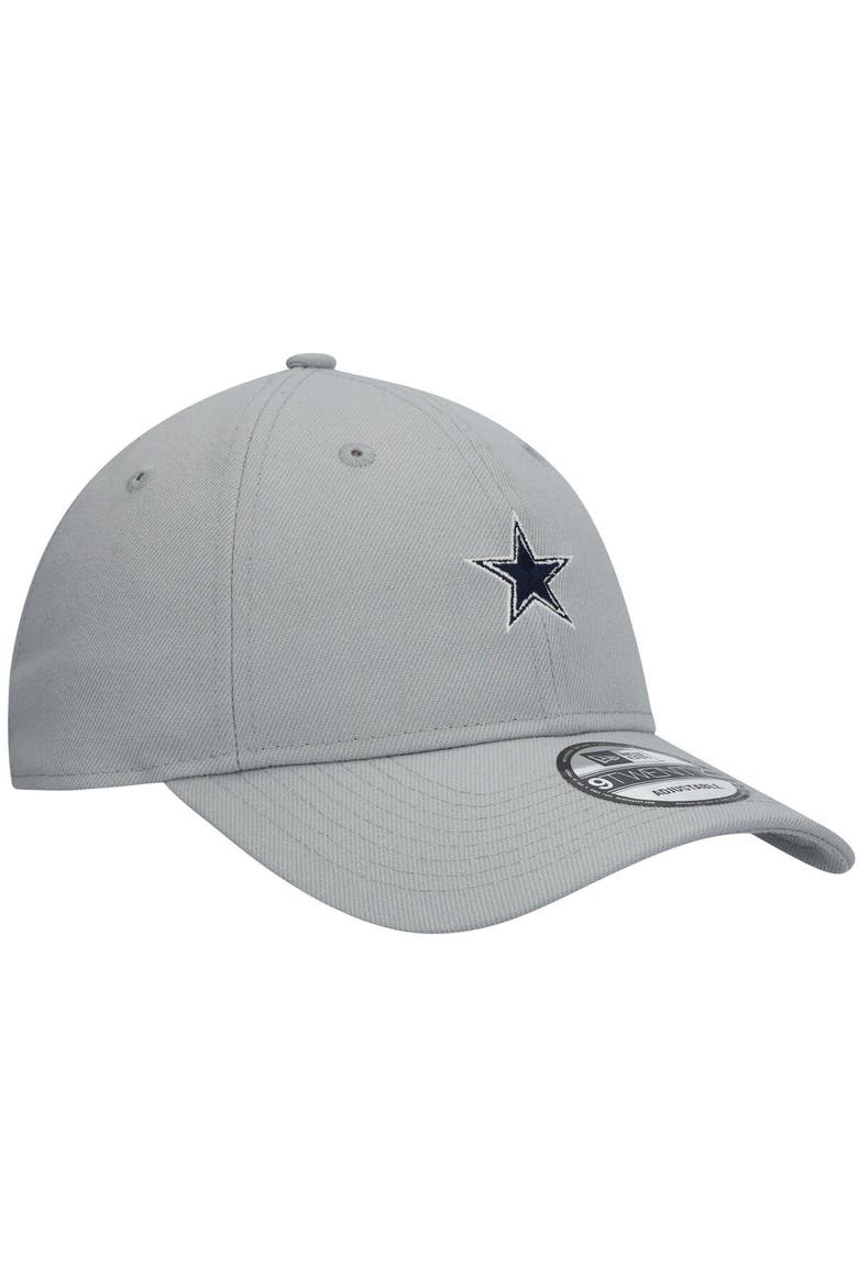 Men's New Era Gray Dallas Cowboys 9TWENTY Adjustable Hat, Alternate, color, Gray