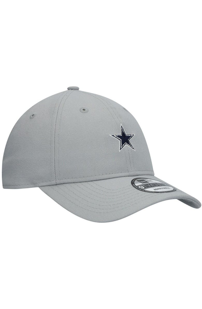 New Era Men's New Era Gray Dallas Cowboys 9TWENTY Adjustable Hat, Alternate, color, Gray