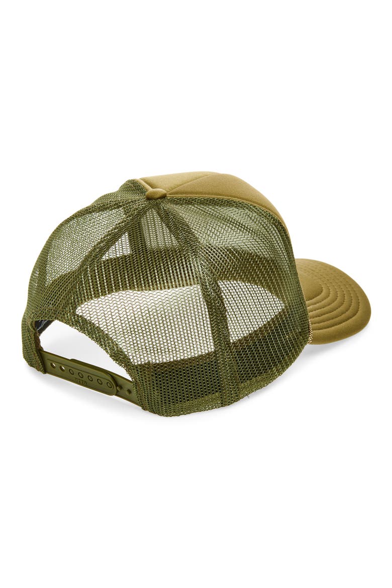 Country Club Trucker Hat, Alternate, color, DARK OLIVE