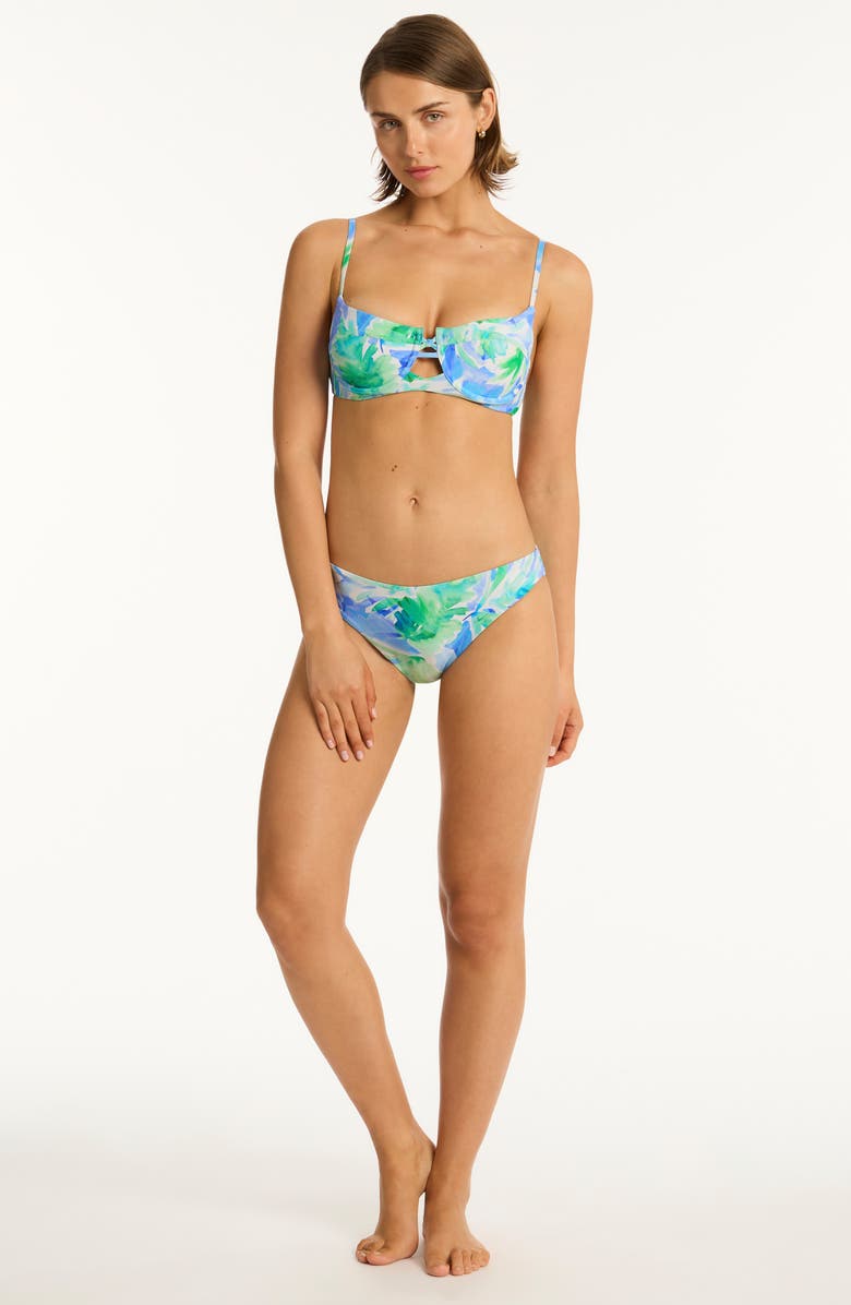 Sea Level Key Largo Cheeky Bikini Bottoms, Alternate, color,