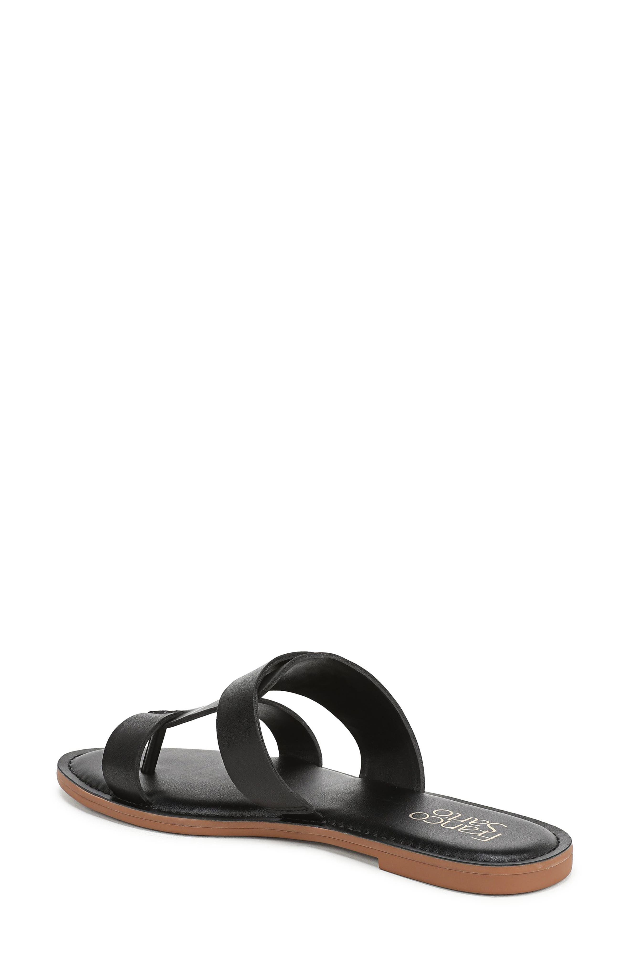 Franco Sarto Jerina Sandal, Alternate, color, Black Faux Leather