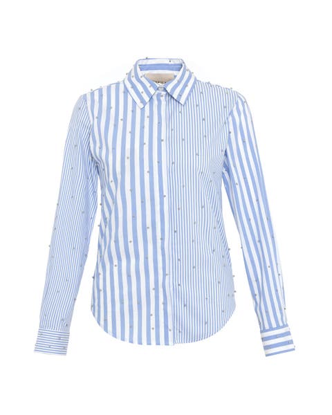 Echo Mix Stripe Pearly Shirt