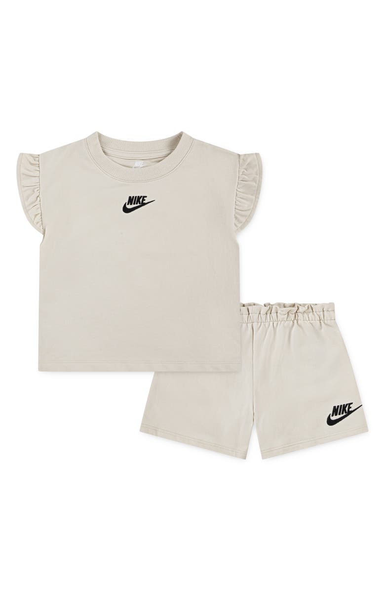 Nike Kids' French Terry T-Shirt & Shorts Set, Main, color, 
