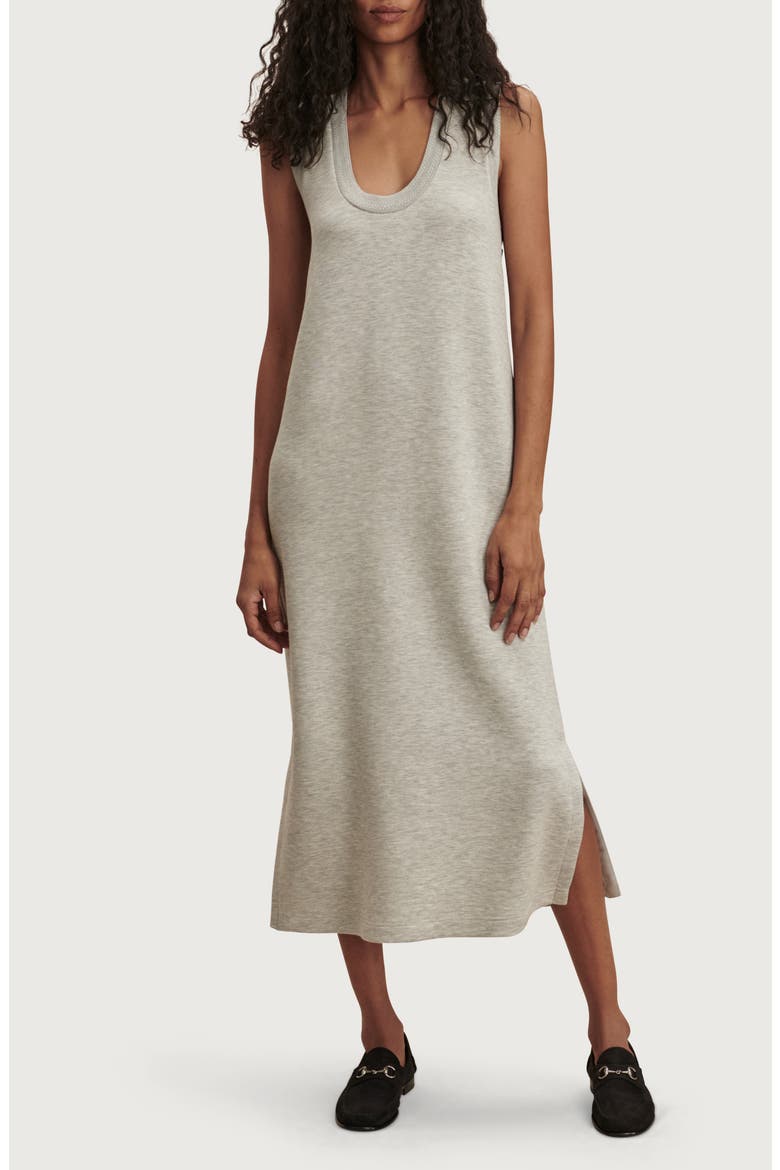 Kyler Tank Midi Dress, Main, color, LIGHT GREY MARL