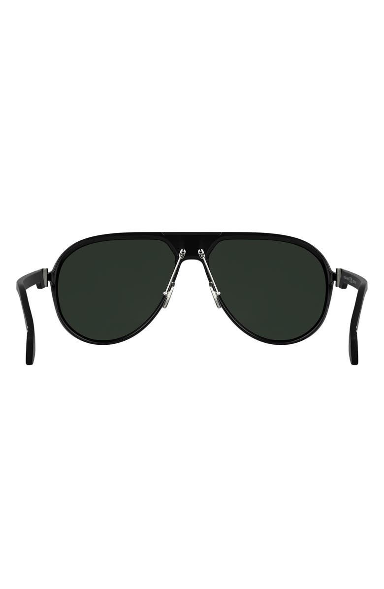 Canada Goose 60mm Aviator Sunglasses, Alternate, color, Matte Black