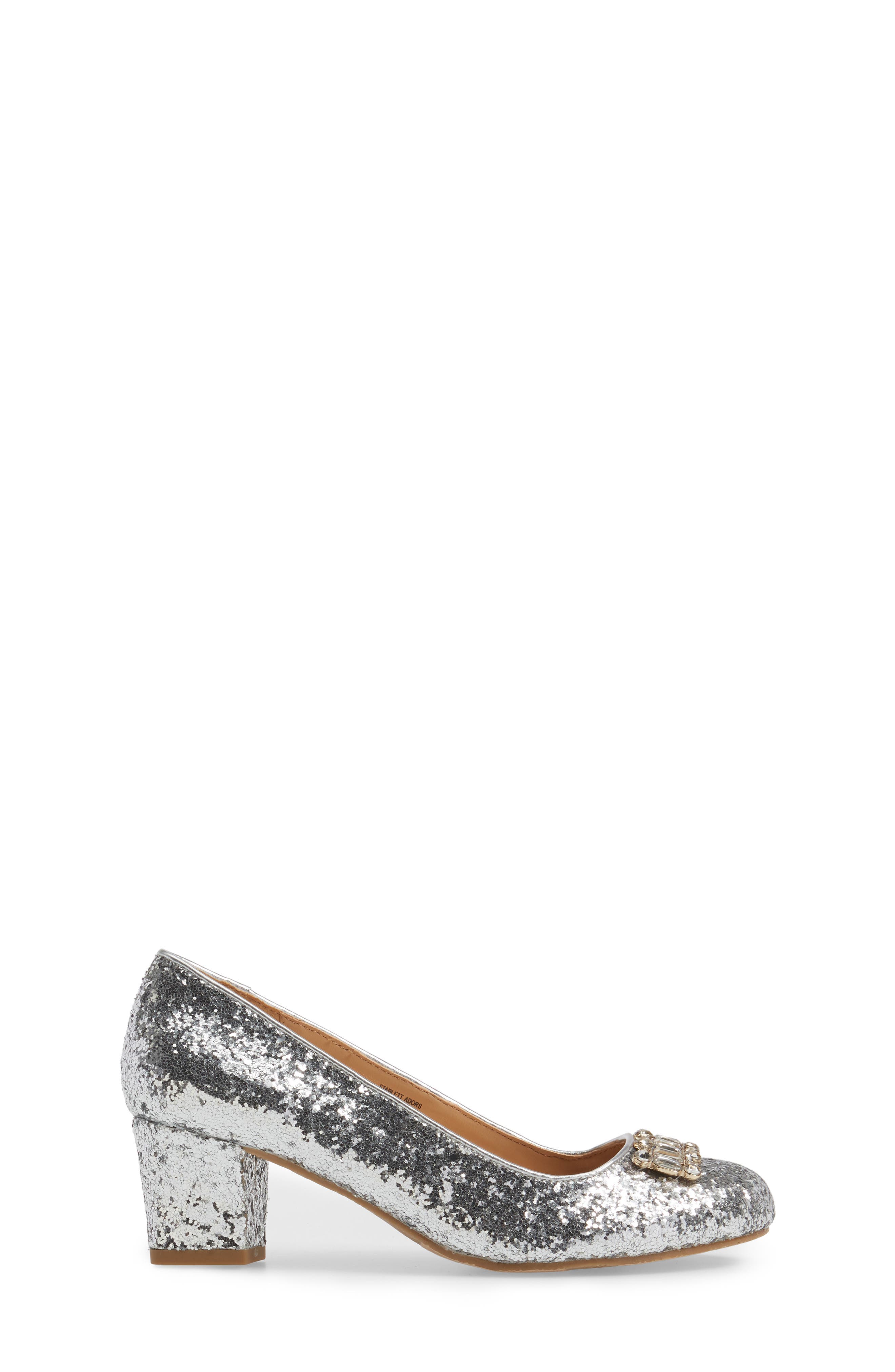 Badgley Mischka Starlett Adorb Pump, Alternate, color, SILVER