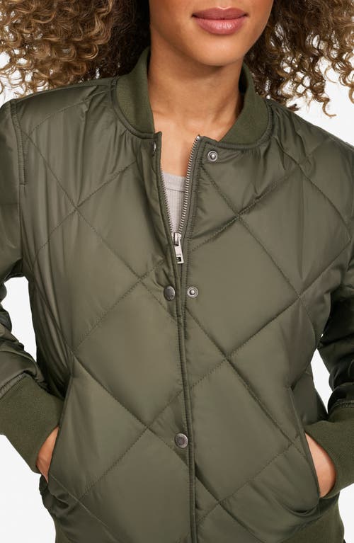 Levi's® Quilted Bomber Jacket In Green